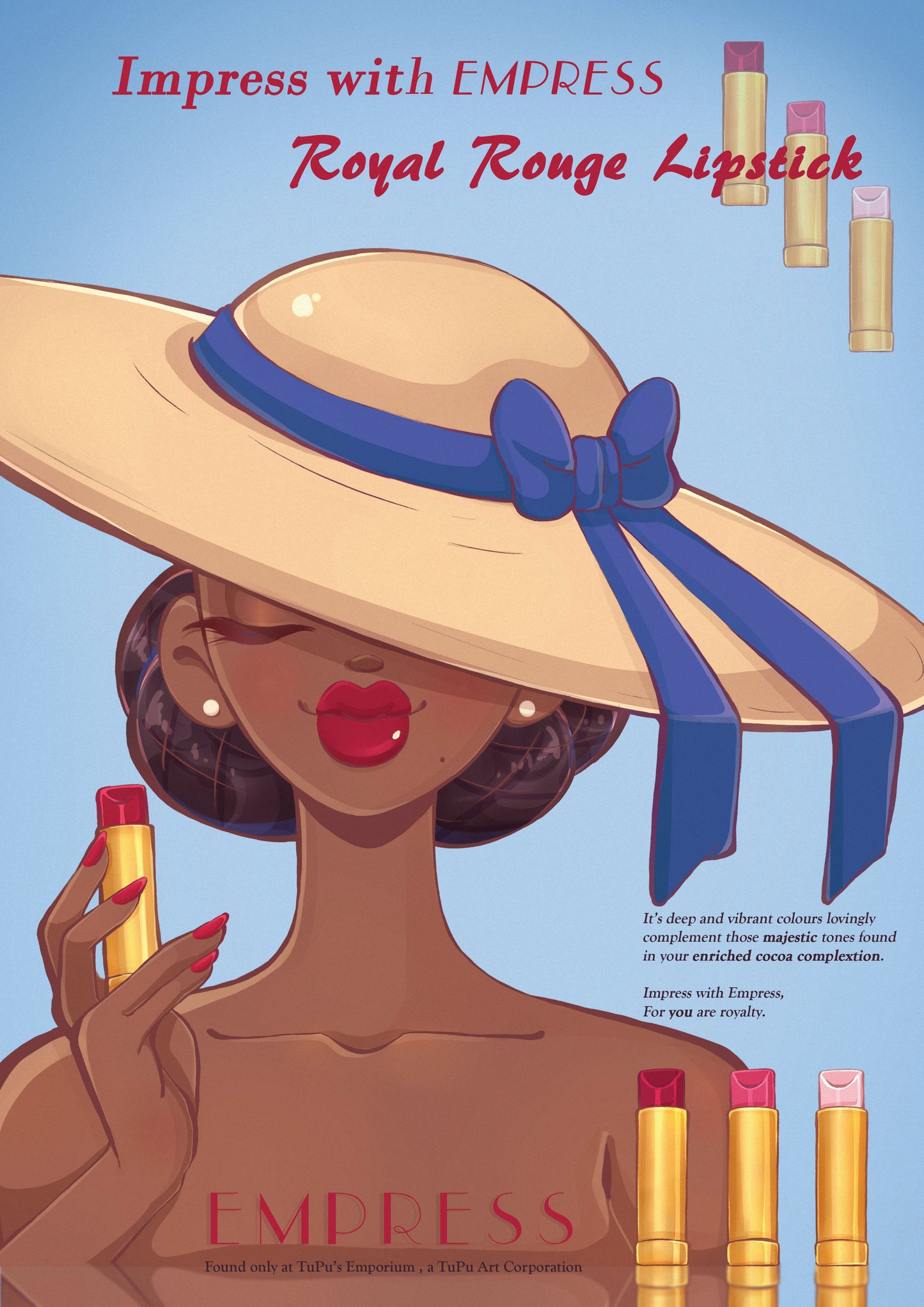 Royal Rouge Enamel Pin Brooch