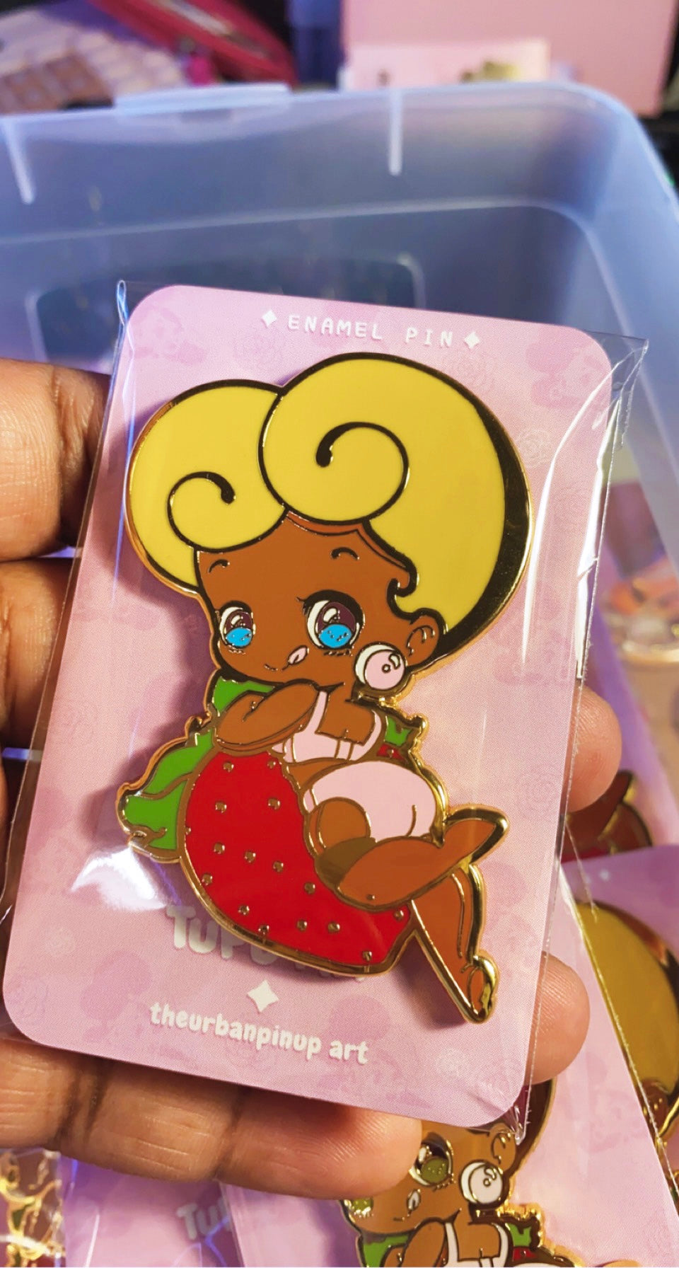 Chibi Berry Bae Enamel Pin